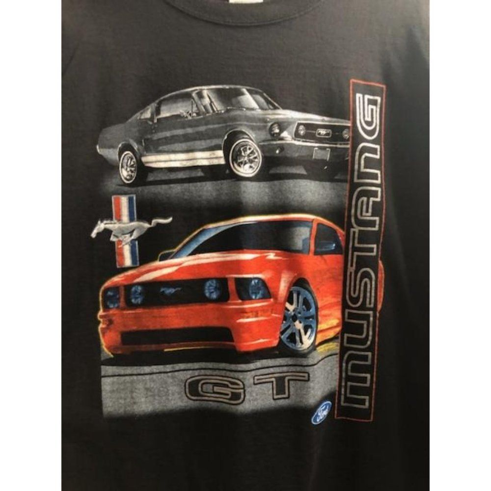 2XL Long Sleeve Men Ford Mustang Shirt